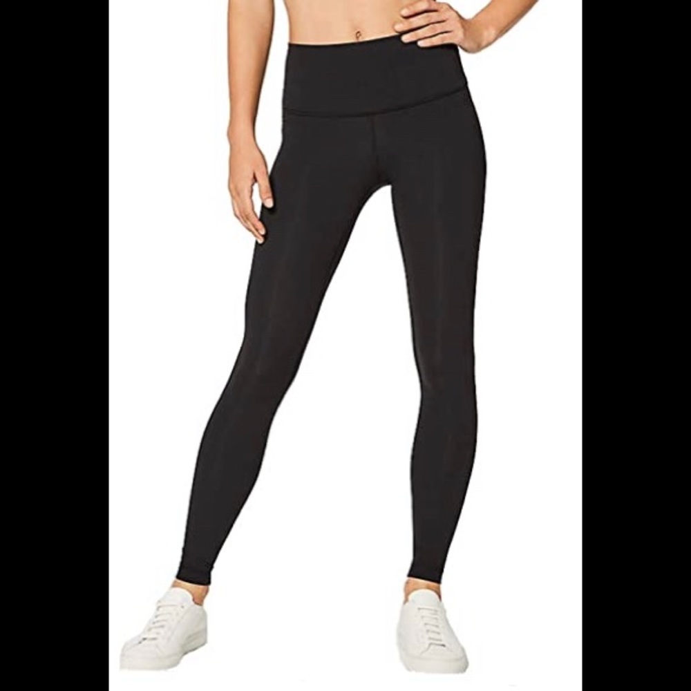 Lulu lemon black yoga pants leggings (FAIR)